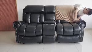 ผ้าคลุมโซฟาปรับขา มีที่วางแก้ว พร้อมส่ง2ที่นั่ง