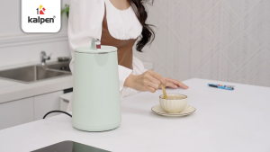 Ấm đun siêu tốc hai lớp Inox 304 Kalpen 1.8L hàng chính hãng