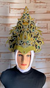 Renda Bordir Mahkota Tari Siger Durga Diamond