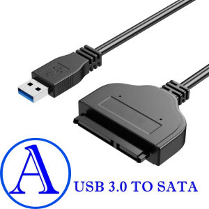 SATA to USB Cable USB 3.0 to 2.5” SATA III Hard Drive Adapter External Converter for 2.5 Inch SSD & HDD Data Transfer 5Gps