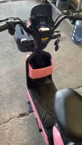 Cover sarung jok sepeda listrik EXOTIC GROZA TX180 model WAJIT 1 SET depan belakang