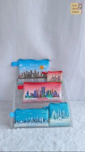 Dompet Landmark Souvenir Negara Bahrain: Mini Wallet & Mouse Pad