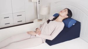 3-in-1 Elevation Adjustable Wedge Pillow for Sleeping Reflux Reading Snoring Pregnancy Triangle Pillow Support Body