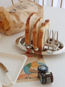 Stainless Steel Bread Slicer Display Rack Kitchen Storage Organizer Baking Plate Holder Home Use Fruit Vegetable Basket