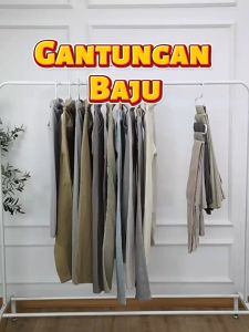 Hanger Pakaian Gantungan Baju Celana Bentuk S Organiser