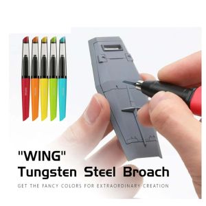 DSPIAE AT-TZ 01 Stainless Steel Precision Tweezers for Gundam DIY GK Building Water Sticker Forceps Modified Military Model Hobby DIY Carbon Fibre Modelling Tools