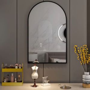 Bathroom Mirror HD Oval Mirror Shatterproof Glass Mirror Hanging wall mirror