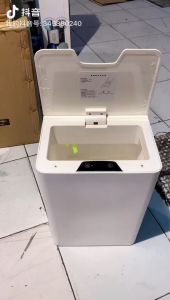 15Lถังขยะอัตโนมัติ ถังขยะเปิด-ปิดอัตโนมัติ ถังขยะอัจฉริยะแบบเซ็นเซอร์(เปิดด้วยการสั่นสะเทือน)สะดวกต่อการใช้งาน