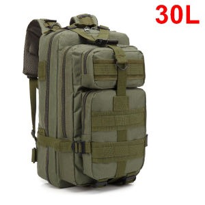 Ba Lô Chiến Thuật Nam 30/50L Túi Đựng Đồ Sinh Tồn Ngoài Trời EDC Molle Dành Cho Leo Núi Săn Bắn Du Lịch Có Khóa Kéo Và Áo Mưa