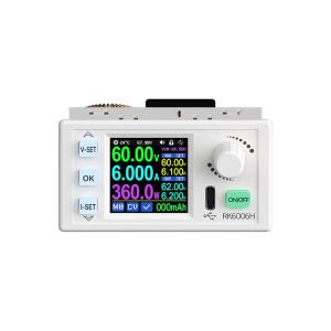 occkic | Rk6006h 1.54inch Digital Display Dc Boost Buck Voltage Converter Adjustable Regulated Power Supply Module Type C Port 60v 6a 360