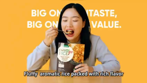 EATWHERE DingGo Rice Kimchi Flavour Fried Rice Halal Microwaveable Ready To Eat Fried Rice 210g Nasi Goreng