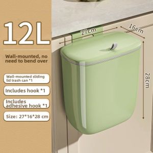 Attractive Wall-mounted Space-saving Trash Can