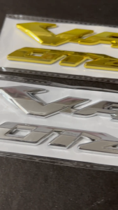 Emblem vario 150 led old 2pcs kanan kiri Chrome dan Gold