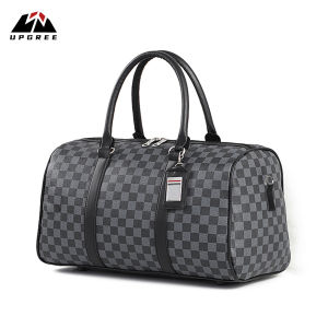 UPGREE กระเป๋าเดินทางกระเป๋ากระเป๋าหนัง PU ฟิตเนสกระเป๋ากีฬากลางแจ้งสำหรับทุกเพศสายกระเป๋ายิมแบบพกพาแฟชั่นการเดินทางโยคะกระเป๋าฟิตเนสว่ายน้ำ