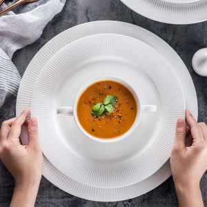Scandinavian Creative White Tableware Set