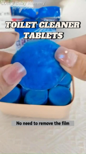 【10pcs/pack】Toilet Bowl Cleaner Tablet /Deodorizing Stain Remover Bleach Toilet Tablet