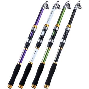 【COD】Telescopic Fishing Rod 1.8M-3.3M Super Hard Portable Fishing Rod Ultra Light  Spinning Fishing Rod for Freshwater and Saltwater