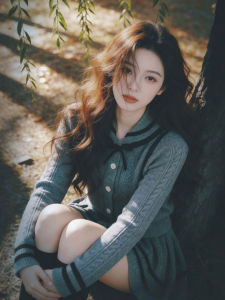 CHANGTONG | Attractive Petite Korean Style Knit Sweater and Skirt Set