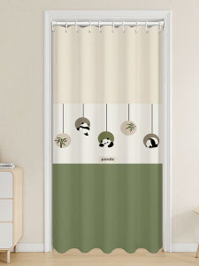 Air Conditioning Windshield Curtain Punch-Free Bedroom Room For Home Kitchen Custom Partition Curtain Toilet Fabric Covering Curtain