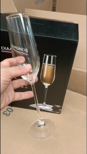Bộ 6 ly uống rượu vang trắng Champagne  BX03 Dung Tích 195 ML Hàng Nhập Khẩu Cao Cấp