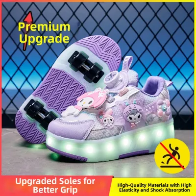 KUOBURENSHENG | Glowing Charging Inline Skates