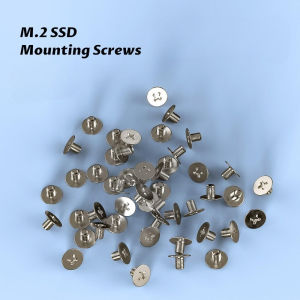 M.2 SSD Mounting Screws Kit 100/200PCS M2*2.5 SSD Screws + Magnetic Screwdriver with Storage Box Computer Installation Screw Kit