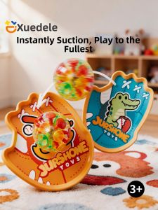XUEDELE | Throw and Catch Interactive Parent-Child Play Toys Suction Ball Paddle