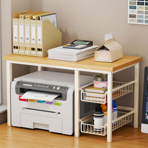 ciiemen | Multi-functional Desktop Double-layer Printer Storage Rack