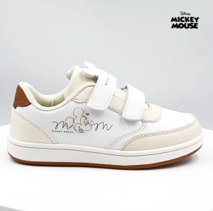 Disney Mickey Mouse Sneakers for Kids Boys Gaffer Beige