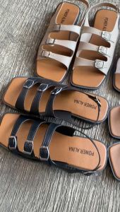 Sandal Tali Wanita Terbaru/Sendal Selop Jelly Alina A001-K1/Sendal Flat karet Import Kekinian