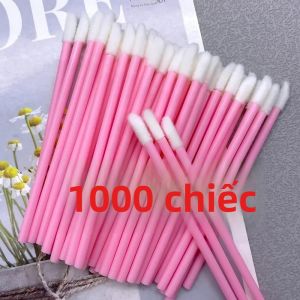 Bàn Chải Môi Dùng Một Lần Bán Buôn 100/1000 Chiếc Lông Tổng Hợp Nylon Dụng Cụ Thoa Son Bóng Dụng Cụ Trang Điểm Cho Nữ