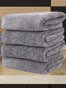 Rag Bamboo Carbon Fiber For Home Oil-Free Kitchen Dish Towel Table Cleaning Household Cleaning Towel Wet and Dry Scouring Pad