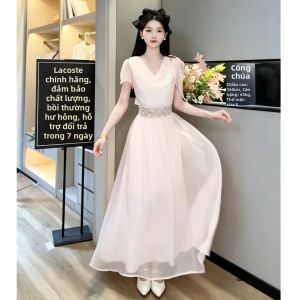 La Chapelle Junior | Đầm Maxi Dây Quai Halter Mùa Hè