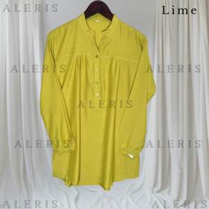 Kinka Blouse Kemeja Polos Terbaru-Bahan Cotton Viscose-Atasan Kasual Dan fashion Banyak Warna C0d