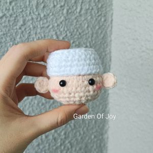 Kait Patung Handmade Crochet Graduation Cute Doll Girl Keychain