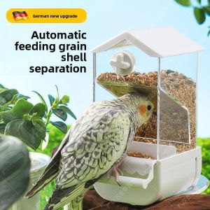 MONLEYTA | Parrot Automatic Feeder Hanging Food Box Seed Separator Bird Feeder Anti-Spill Durable Bird Feed Tray Monleyta Brand