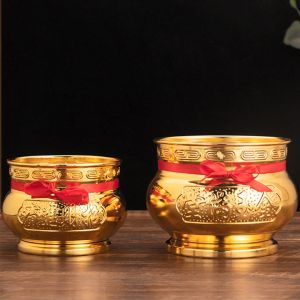 Mangkok Kuningan Dupa Hio Kerucut Mangkuk Spa Aroma Terapi 3.5inch