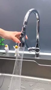 3 modes faucet 360° rotatable flexible sprayer faucet kitchen flush high pressure faucet sprayer bathroom kitchen faucet