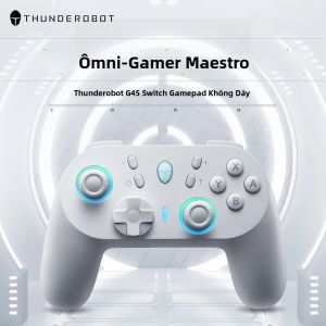 Tay Cầm Chơi Game Không Dây ThundeRobot G45 Pro Bộ Điều Khiển Ba Chế Độ Với Cảm Biến Hall & NFC Dành Cho Nintendo Switch Windows PC Steam TV