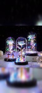 Anto Shop ID - Lampu Hias LED Bunga Mawar Dekorasi Beauty And The Beast Rose | kado ulang tahun