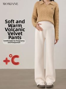 Mom Jane | Maternity Trousers Fluffy Thick External High Waist Non-restrictive Belly Support
