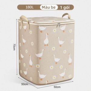 Túi Đựng Chăn Mền Dung Tích Lớn Chống Thấm Nước Chống Ẩm Chất Liệu Vải Không Dệt Túi Đựng Quần Áo Di Chuyển Túi Đựng Đồ Trong Nhà Hộp Đựng Quần Áo