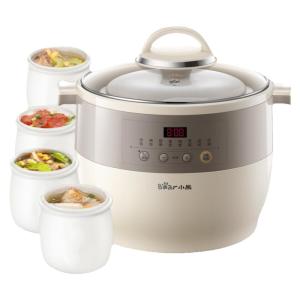 [China Plug Adapter Needed] Bear | Automatic Multi-Function Ceramic Electric Slow Cooker