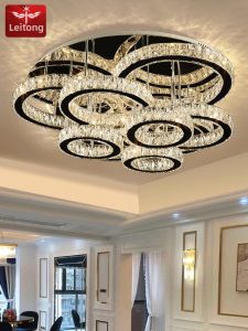 LEITONG | Creative Circular Modern Simple Crystal Lighting
