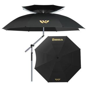 woding | Heavy Duty Rainproof Fishing Umbrella with Arm
