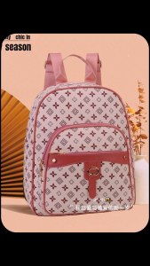 Susan Fashion Backpack For Women Korean New Style Cute Leather High School Student School Bagpack #91761