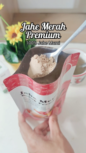 Jahe Merah Bubuk Premium - Teh Jahe Murni Tanpa Campuran Tanpa Ampas Detoks