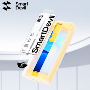 SmartDevil Screen Protector for Samsung S25 Ultra S25+ S23 Ultra Samsung S22 Ultra Samsung S24 Ultra Samsung S24+ Samsung S24 Full Glue Microcrystalline Soft Film Full Coverage Dust-proof with Quick Installation Tool