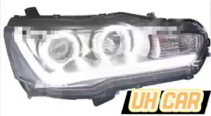 Mitsubishi Lancer / Evolution X / Proton Inspira 2008 - 2017 Projector Light Bar Headlamp With Halo Ring