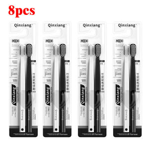 Black  And  WhiteToothbrush Adult Trip Convenient Carry Hand Movement Cleaning Teeth Bacterium Prevent Tooth Decay